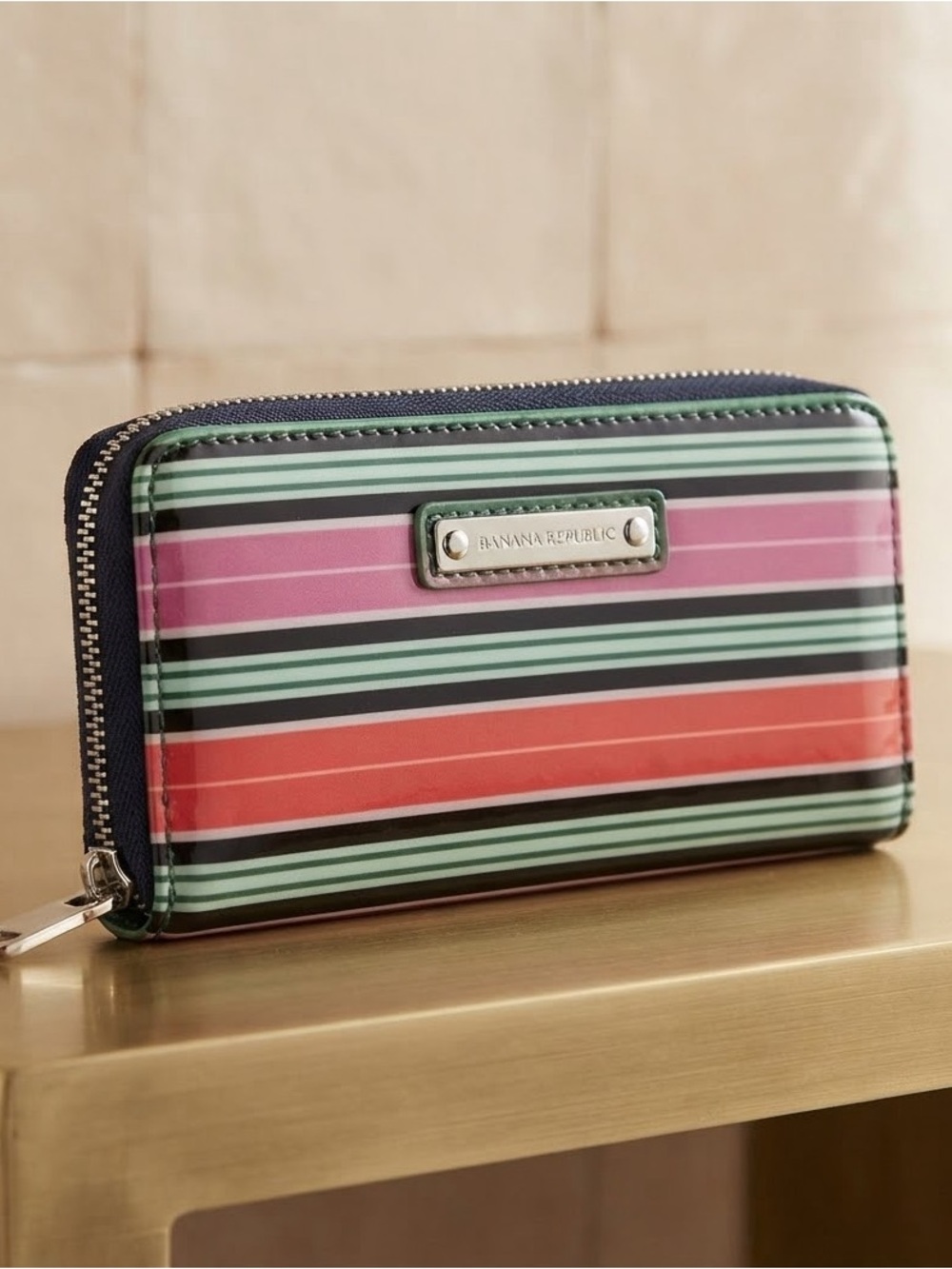 Banana Republic Multicolored Zip Wallet